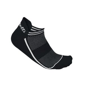 CASTELLI Cyklistické ponožky členkové - INVISIBLE LADY - čierna L-XL