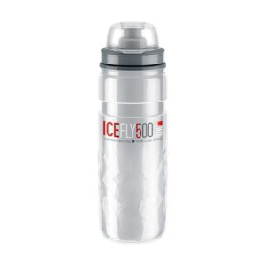 ELITE Cyklistická fľaša na vodu - ICE FLY MTB 500 ml - transparentná