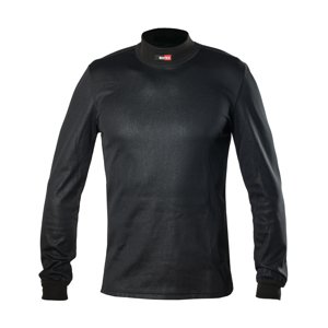 BIOTEX Cyklistické tričko s dlhým rukávom - WINDPROOF - čierna