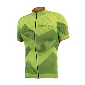 BIOTEX Cyklistický dres s krátkym rukávom - SOFFIO - žltá