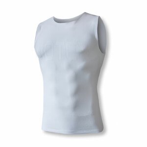 BIOTEX Cyklistické tričko bez rukávov - REVERSE - biela L-2XL