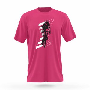 NU. BY HOLOKOLO Cyklistické tričko s krátkym rukávom - GIRO II - ružová L