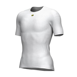 ALÉ Cyklistické tričko s krátkym rukávom - INTIMO VELO ACTIVESLEEVE - biela