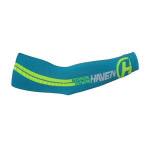 HAVEN Cyklistické návleky na ruky - SOFTIES - modrá/žltá
