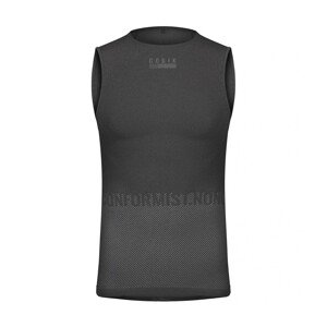 GOBIK Cyklistické tričko bez rukávov - LIMBER SKIN - čierna L-XL