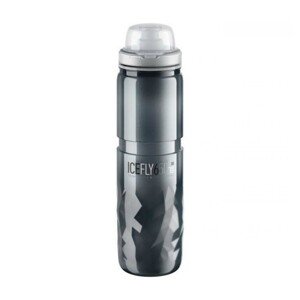 ELITE Cyklistická fľaša na vodu - ICE FLY 650ml - šedá