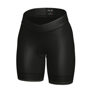 ALÉ Cyklistické nohavice krátke bez trakov - CLASSICO RL LADY - čierna XS