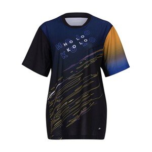 HOLOKOLO Cyklistický dres s krátkym rukávom - UNIVERSE MTB - hnedá/čierna