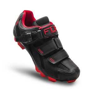 FLR Cyklistické tretry - F65 MTB - čierna/červená