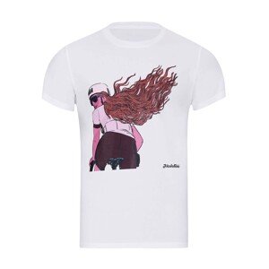 NU. BY HOLOKOLO Cyklistické tričko s krátkym rukávom - FREE LADY - biela M