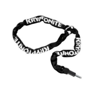 KRYPTONITE zámok na bicykel - 912 PLUG CHAIN - biela/čierna