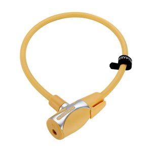 KRYPTONITE zámok na bicykel - KRYPTOFLEX 1265 - oranžová