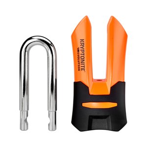 KRYPTONITE zámok na bicykel - EVOLUTION ARMORED - oranžová