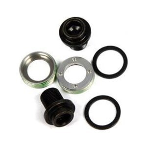 SRAM sada skrutiek - CRANK ARM BOLT KIT M12/M22 CRMO - strieborná/čierna