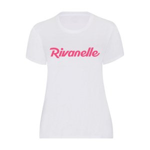 RIVANELLE BY HOLOKOLO Cyklistické tričko s krátkym rukávom - CREW - biela