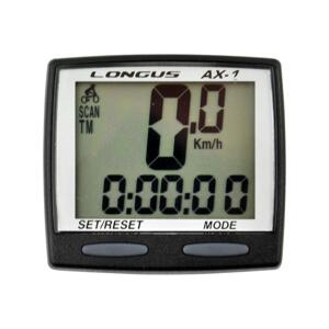LONGUS cyklopočítač - CYKLO COMPUTER AX-1 - čierna