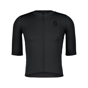 SCOTT Cyklistický dres s krátkym rukávom - TRAINING - čierna M