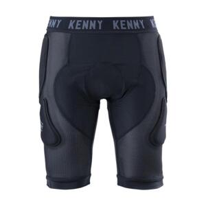 KENNY šortky s chráničmi - ROCK UNDER - čierna