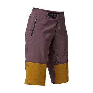 FOX Cyklistické nohavice krátke bez trakov - DEFEND SHORTS LADY - hnedá XS