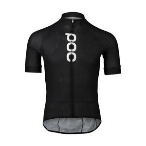 POC Cyklistický dres s krátkym rukávom - ESSENTIAL ROAD LOGO - čierna 2XL