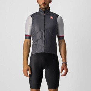 CASTELLI Cyklistická vesta - ARIA - šedá