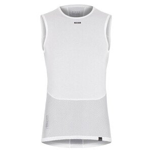 GOBIK Cyklistické tričko bez rukávov - CELL SKIN LADY - biela XS-S