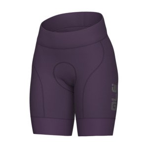 ALÉ Cyklistické nohavice krátke bez trakov - MAGIC COLOUR PR-E - bordová XL