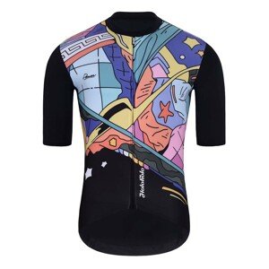 HOLOKOLO Cyklistický dres s krátkym rukávom - FANTASY ELITE - viacfarebná/čierna 4XL