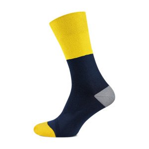 RAPIDGEAR Cyklistické ponožky klasické - VISMA SOCKS 2025 - biela/žltá/čierna L-XL