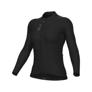 ALÉ Cyklistický dres s dlhým rukávom letný - COLOR BLOCK PRAGMA - čierna S
