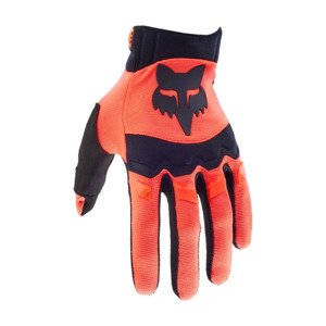 FOX Cyklistické rukavice dlhoprsté - DIRTPAW - oranžová 2XL