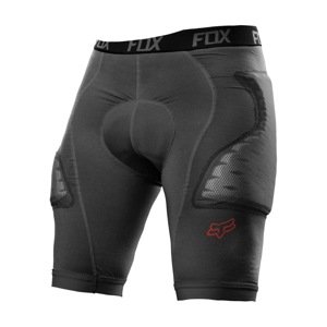 FOX šortky s chráničmi - TITAN RACE - šedá XL