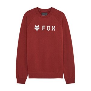 FOX mikina - ABSOLUTE FLEECE - červená XL
