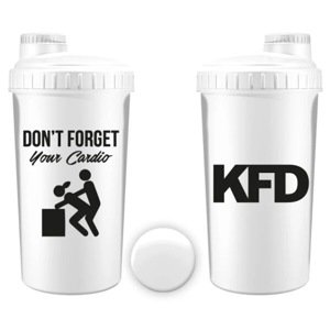 Šejkr KFD bílý - Cardio 700 ml