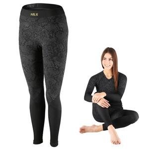 BTS0062 VEĽ.L/XL ROSA ČIERNE FUNKČNÉ SPODNÉ NOHAVICE NILS L/XL