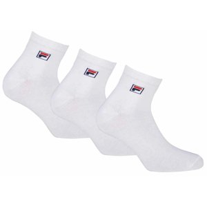 Fila Ponožky  Quarter Plain 3 Pack Veľkosť: 39-42 EUR