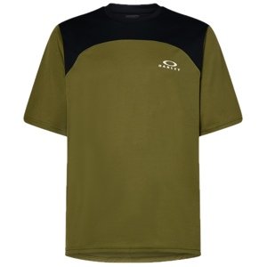 Oakley Cyklistické prilby  Free Ride SS Jersey - fern Veľkosť: L